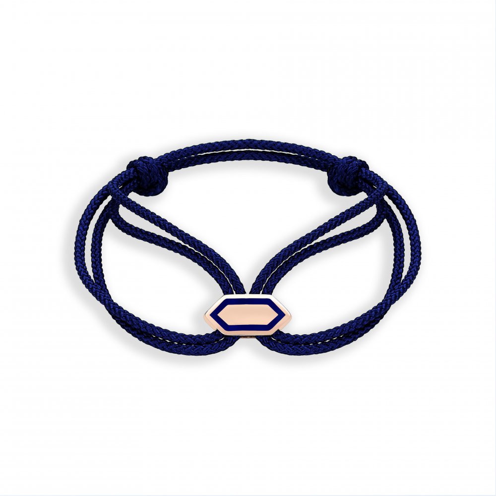 Lucky Turtles Iconic Hectagon Double Lap String Bracelet